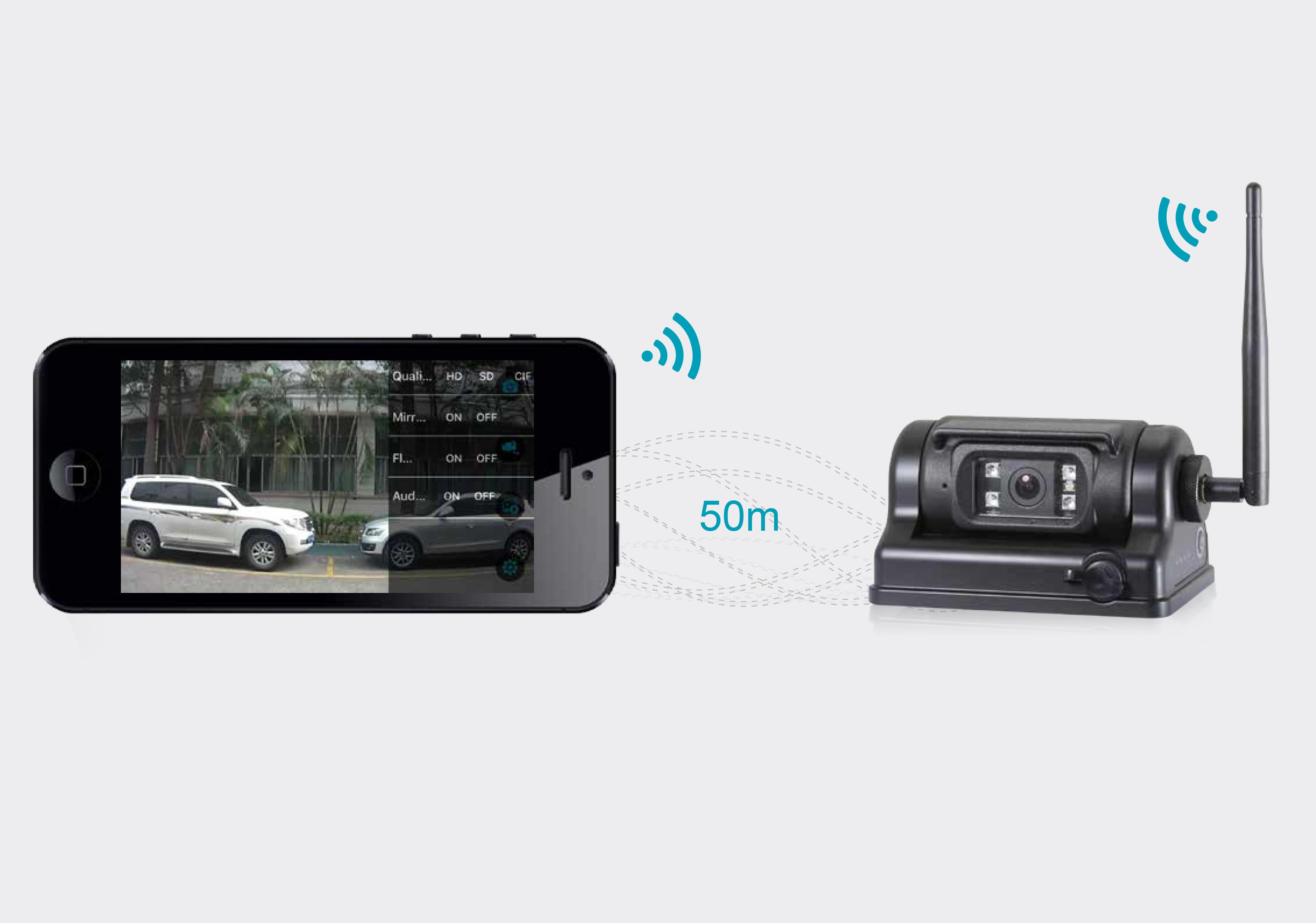 WIFI magnetic battery camera for smartphone